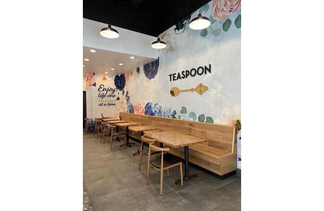 AMKO T11 White Oak Natural Butcher Block Restaurant Table Top