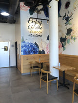 AMKO M5680 Oak Commercial Grade Restaurant Chair