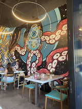 AMKO M5680 Oak Commercial Grade Restaurant Chair