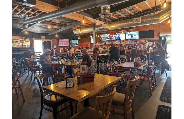 AMKO T64 Ashwood Carbonized Light Butcher Block Restaurant Table Top