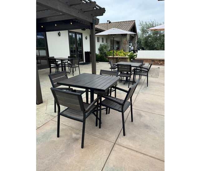 AMKO T66B Mocha Restaurant Patio Table Top