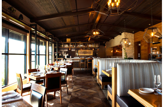 AMKO 875P Walnut Commercial Grade Restaurant Wood Chair