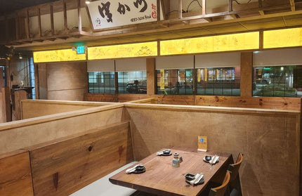 AMKO T20P Plank Black Walnut Live Edge Restaurant Table Top