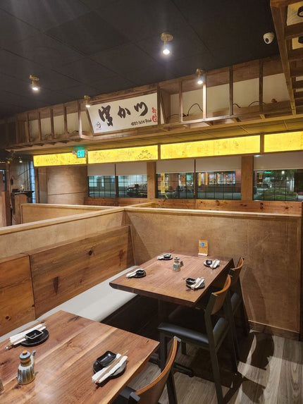 AMKO T20P Plank Black Walnut Live Edge Restaurant Table Top