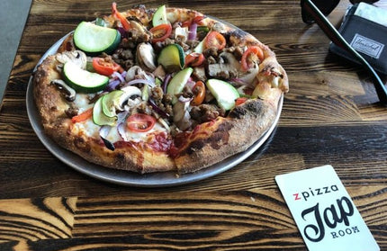 AMKO T64 Ashwood Carbonized Medium Dark Butcher Block Restaurant Table Top